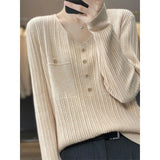 Znbbw Women Sweater and Pullovers Fall Winter New Skinny Jumpers V-neck Basic Warm Sweater Pullovers Warm Winter Sweater