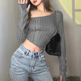 Znbbw Women Summer Shirt Fashion Irregular Exposed Navel t-shirt Short Sleeved Casual Tee Shirt Casual Simple Tops Summer Streetwear