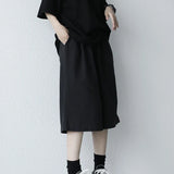 Znbbw Streetwear High Waist Shorts Women Japanese Casual Loose Wide Leg Pants Harajuku Fashion Female All Match Shorts New
