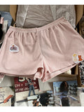 Znbbw Striped Cotton Vest Shorts 2 Pieces Set Women Bow Slim Tank Tops With Elastic High Waist Straight Short Pants Sweet Sets