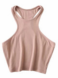 Znbbw Women Racer Back Slim Fit Rib Tank Top