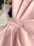 Znbbw Women's Blouse Korean Style Solid Color Ruffled Irregular Sling Shirt New Pleated Waist Sling Suspender Tops LL957