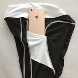 Znbbw Waist Patchwork Gym Fitness Leggings High elasticity Tights With Pocket Yoga Pants Women Slim Running pants