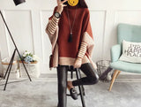 Znbbw Women Pullover Female Sweater Fashion Autumn Winter Shawl Warm Casual Loose Knitted Tops