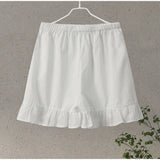 Znbbw Doll Collar Shirts Shorts Women 2 Piece Sets Loose Puff Sleeve Single Breasted Blouses Ruffles Short Pants 2024 Summer