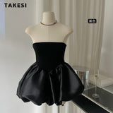 znbbw Women Sexy Backless Strapless Solid Color Tube Tops 2023 Summer Beach Style Slim Fit Cropped  Folds Party Club Shirt