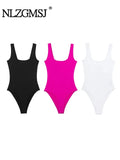 Znbbw TRAF White Bodysuit Sexy Backless Bodysuit Romper Women sexy Sleeveless Tank Top gloved bodysuit Body Female
