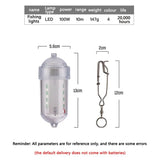 Znbbw Night Fishing Light Underwater Flasher Fish Gathering Attracting Lure Fishing Light