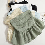 Znbbw Sweet Hot Tube Crop Tops Female Stretchy Back Chic Folds Cropped Strapless Camisole Sleeveless Short T shirts Girls