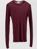 Znbbw Quality Plain T Shirt Women Cotton Elastic Basic T-shirts Female Casual Tops Long Sleeve Sexy Thin T-shirt see through