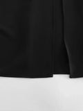 Znbbw TRAF Ruched Dress Woman Black Long Dresses For Women 2023 Sexy Backless Midi Dress Chic Female Evening Party Dresses