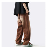 Znbbw Men Jeans Spring Autumn Wide Leg Pants Harajuku Straight Casual Loose Jeans Fashion Women Trousers Daily Streetwear Clothing