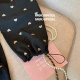 znbbw Pants Women Heart Print Retro Lovely Autumn Loose Fashion Feminine Basic High Waist Street Style Harajuku Mopping Trouser