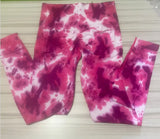 Znbbw Women Seamless Sport Leggings High Waist Print Yogo Stretch Fitness Leggings Tie Dye Booty Lifting Trainning Jogging Pants