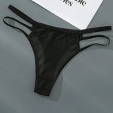 Znbbw Womens Sexy String Panties Underwear Double Bandage Panties Soft Hipster Panty Ladies Sexy Briefs Athletic Underwear Women