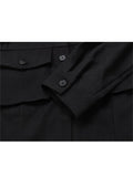 Znbbw Women Blouses Harajuku Punk Streetwear Black Casual Gothic Tie Blouse Vintage Long Sleeve Loose Turn Down Collar Shirt Tops