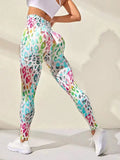 Znbbw Dye Seamless Leggings Women for Gym Yoga Pants Push Up Workout Sports Leggings High Waist Tights Ladies Fitness Clothing
