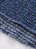 Znbbw TRAF Fashion With Lace Stripes Cropped Women Tops Vintage Straight Neck Spaghetti Straps Elastic Hem Female Tank Camis