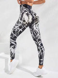 Znbbw Dye Seamless Leggings Women for Gym Yoga Pants Push Up Workout Sports Leggings High Waist Tights Ladies Fitness Clothing