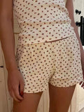 Znbbw Thick Ribbed Cotton Shorts Women Casual Contrast Patchwork High Waist Sweatshorts Summer Y2k Streetwear Slim Short Pants