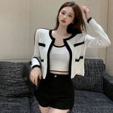 Znbbw Sweaters for Women Crewneck Women's Top Loose Outerwear Knitted T-shirt