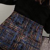 Znbbw Summer Elegant Printed Casual Skirts For Women High Waist Slim Office Lady OL Style Pencil Skirts Faldas Mujer Moda 2023