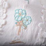 Znbbw Sweet Shirts Embroidery Peter Pan Collar Button Cardigan Blouses Summer Puff Sleeve Tops Preppy Style Girl Clothing