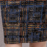 Znbbw Summer Elegant Printed Casual Skirts For Women High Waist Slim Office Lady OL Style Pencil Skirts Faldas Mujer Moda 2023