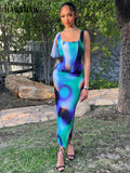 Znbbw Women Elegant Tank Tops Long Skirts Two Piece Sets Vacation Outfits 2023 Summer Autumn Wholesale Items For Business