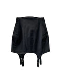 znbbw Spring New Multi-Button Irregular Black High Waist Mini Length Skirt Korean Fashion Garter Style Tight Patchwork Skirt