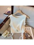 znbbw Spring Elegant Knitted Solid Color Two Piece Skirt Sets Fashion Women Lace Up Crop Tops Outfits Ladies Dress Suits