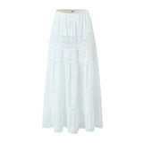 Znbbw Skirt Set Dress Summer Women Beach Holiday Sexy Cotton Matching Set Outfits Spring White 2 Pcs Vestidos Female Set 2024