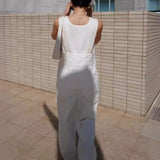 Znbbw Casual Comfortable Ropa Mujer Japanese Wide Leg Pants Breathable Straight Women Pantalones 2024 Spring Womens Clothes