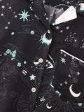 Znbbw TRAF Woman 2 Piece Pants Sets 2023 New Fashion Print Shirts Top Women Suit Casual Pants Two Pieces Set Womens Outfits