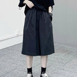Znbbw Streetwear High Waist Shorts Women Japanese Casual Loose Wide Leg Pants Harajuku Fashion Female All Match Shorts New