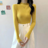 Znbbw Turtleneck Sweater Winter Pullover Knitted Basic Top Elastic Fall Slim Ladies Jumper Casual Long Sleeve Female Sweater