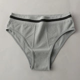 Znbbw Women High Waist Seamless Panties Cotton Crotch Abdomen Girls Sexy Breathable Seamless Ladies Briefs Satin Underwear for Women