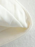 Znbbw TRAF Women V Neck Single Breasted Short Vest Office Lady Sleeveless Chic White Suit Business Slim Waistcoat Tops