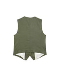 Znbbw TRAF Summer Linen Suits Women Buttons Sleeveless Thin Vest Crop Top Female Pleated Shorts Set Women 2 Piece Set