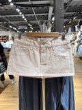 Znbbw Blue Low Waist Denim Skirts Casual Chic Pockets A-line Summer Mini Skirts Women Y2k Streetwear Harajuku Slim Faldas 2024