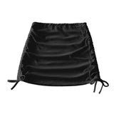 Znbbw Bikini Skirt Swimwears Black Bottoms Swimwear Beach Mini Skirts Womens Cinched Tankinis Girls Board Shorts for Swimming