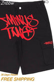 Znbbw Shorts Women New Y2K Letter Casual Summer Vintage Printing Wide Leg Streetwear Shorts Men Harajuku Hip Hop Loose Pants