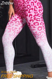 Znbbw Print Seamless Leggings Fitness Women High Waist Sexy Yoga Pants Scrunch Butt Booty Leggins Gym JoggingFemale Clothes