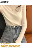 Znbbw sweater women 2023 autumn and winter new Korean version of the lazy V-neck knitted jacket imitation mink loose sweater