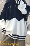Znbbw Sweaters in Autumn and Winter for Men and Women Korean Edition Casual Loose New Knitwear Warm Trend Undercoat
