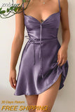 znbbw Vestidos Elegant Sexy Backless Summer Mini Dress Party Club Outfits For Women Prom Dresses Hot Sleeveless Straps Halter 0410