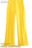 Znbbw Tops With Belt Pant Sets Women Fashion Single Button Jacket Trousers Autumn Winter Office Outfits Outwear