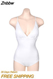 Znbbw Style One Piece Swimwear Solid Swimwear Push Up Swimsuit High Quality Bathing Suit sexy Monokini Beachwear 2023 New