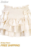 Znbbw Lace Sweet Sexy Two Piece Set Women Summer Vintage Elegant Cake Skirt Suit Female Retro Bow Blouse Korea Mini Skirt