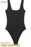Znbbw TRAF White Bodysuit Sexy Backless Bodysuit Romper Women sexy Sleeveless Tank Top gloved bodysuit Body Female